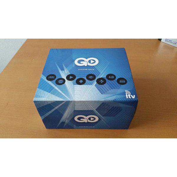 Receptor I-TV GO 4K IPTV Android não precisa de cabo
