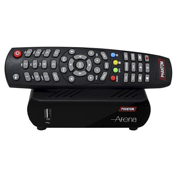 Receptor Phantom Arena H265 IPTV HD HDMI USB ONDEMAND