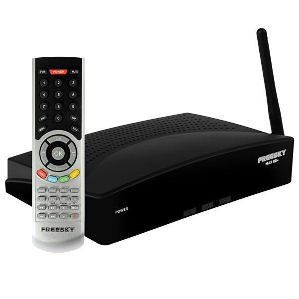 Receptor Freesky MAX HD+ Full HD com Wi-Fi/ACM/HDMI 