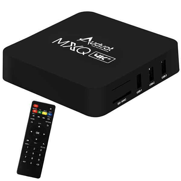 TV Box Audisat MXQ 4K Wi-Fi/HDMI/USB/OS Android 7.1