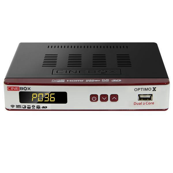 Receptor Cinebox Optimo X IKS SKS FTA HD 