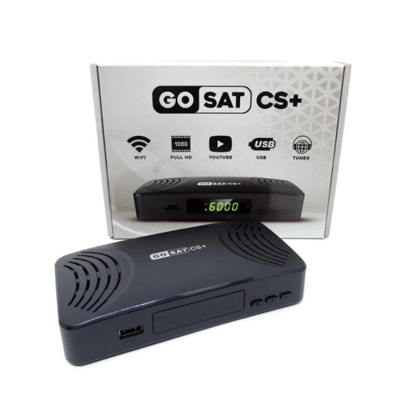 Receptor Gosat CS+ DVB-S2 1 Tunner Vod Filme