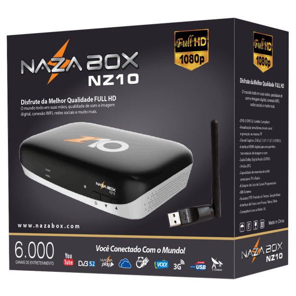 Receptor Nazabox NZ10 Full HD 