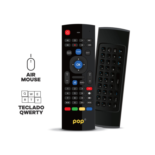 Receptor Pop TV Android Smart IPTV controle