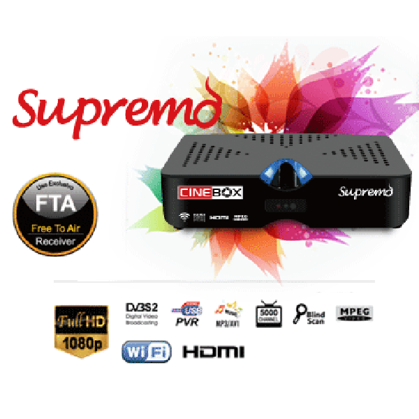 Receptor FTA Cinebox Supremo