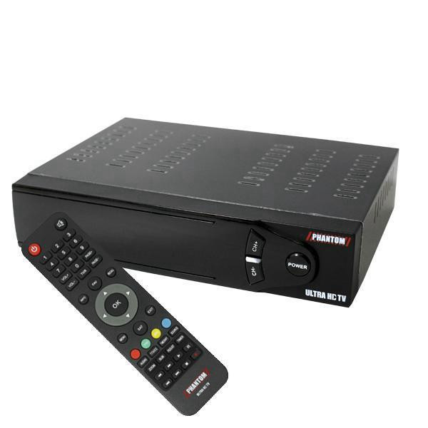 Receptor Phantom ultra HD TV digital 