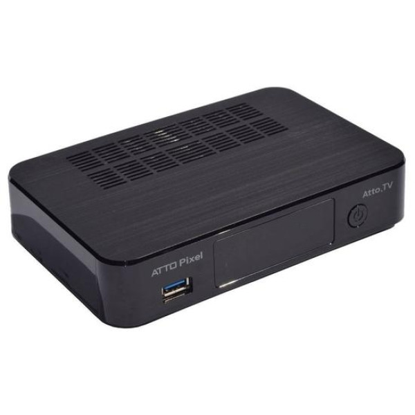 Receptor FTA Atto Pixel Ultra HD com Bluetooth/HDMI/USB 