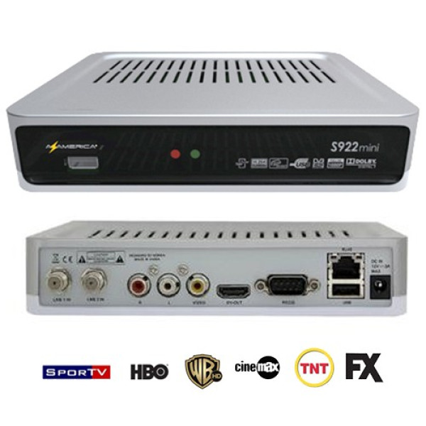 Receptor Azamérica S922 Full HD Mini CS