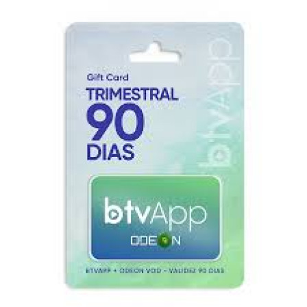 Cartão Btv Trimestral 